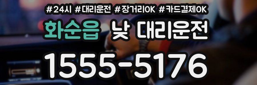 화순읍 낮 대리운전