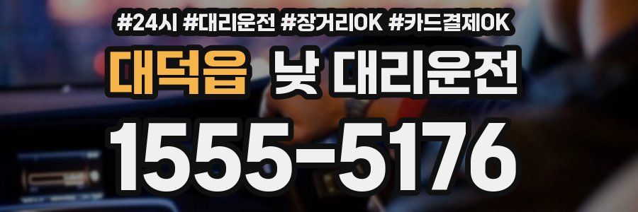 대덕읍 낮 대리운전