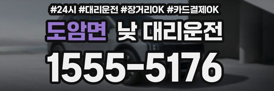 도암면 낮 대리운전