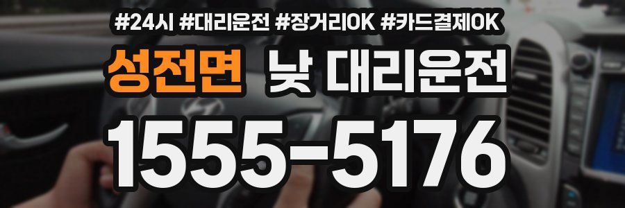 성전면 낮 대리운전