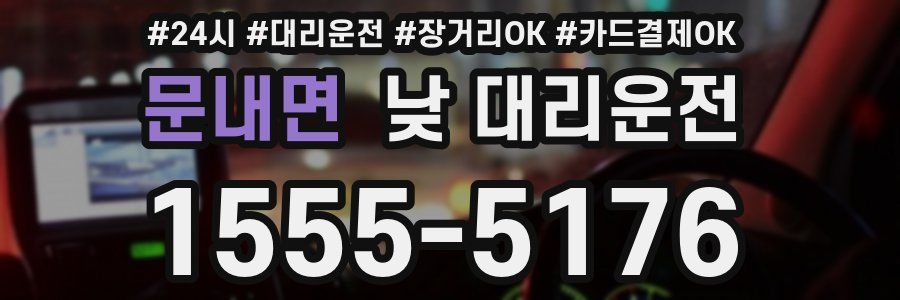 문내면 낮 대리운전