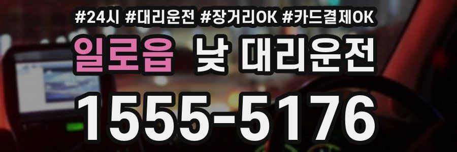 일로읍 낮 대리운전