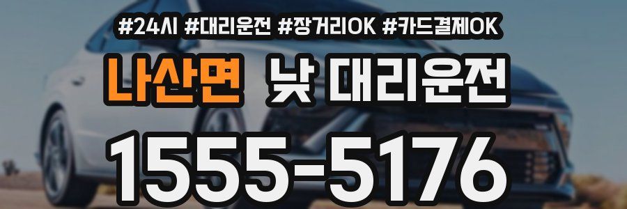 나산면 낮 대리운전