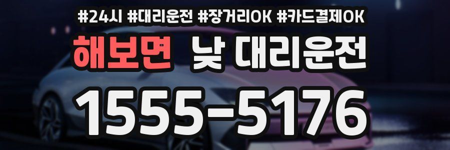 해보면 낮 대리운전