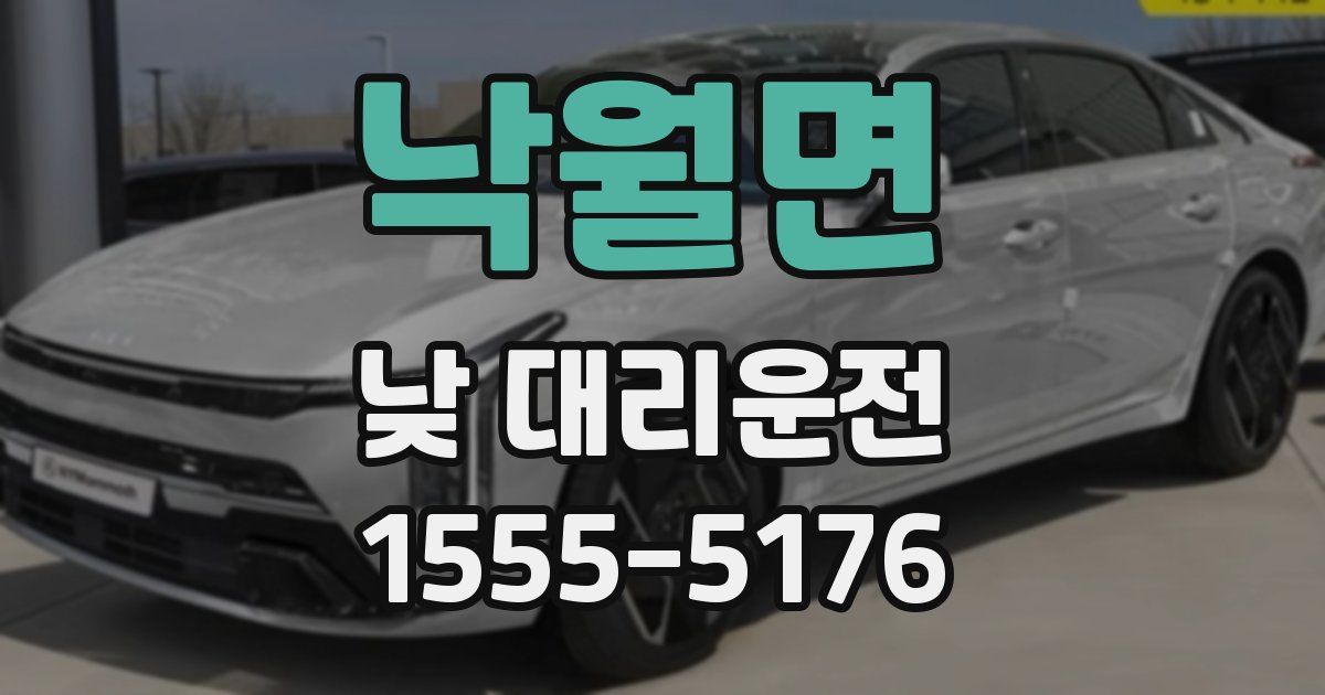 낙월면 낮 대리운전