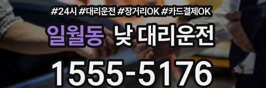 일월동 낮 대리운전
