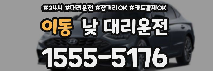 이동 낮 대리운전