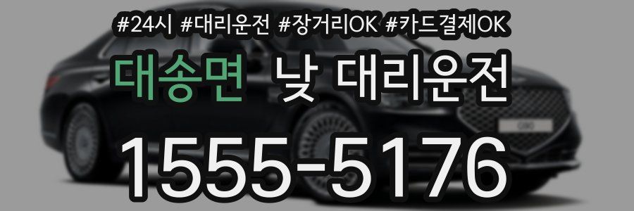 대송면 낮 대리운전