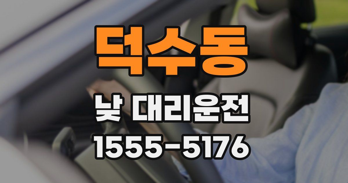 덕수동 낮 대리운전