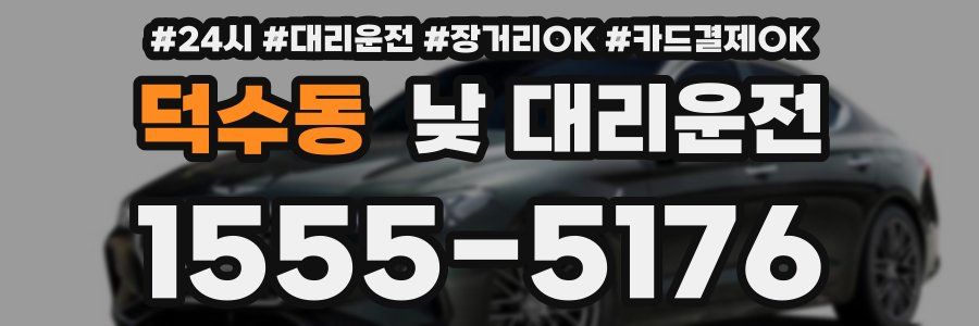 덕수동 낮 대리운전