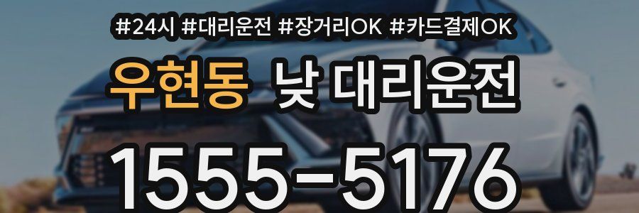 우현동 낮 대리운전