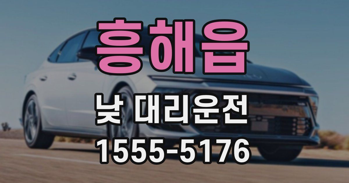 흥해읍 낮 대리운전
