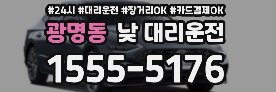 광명동 낮 대리운전