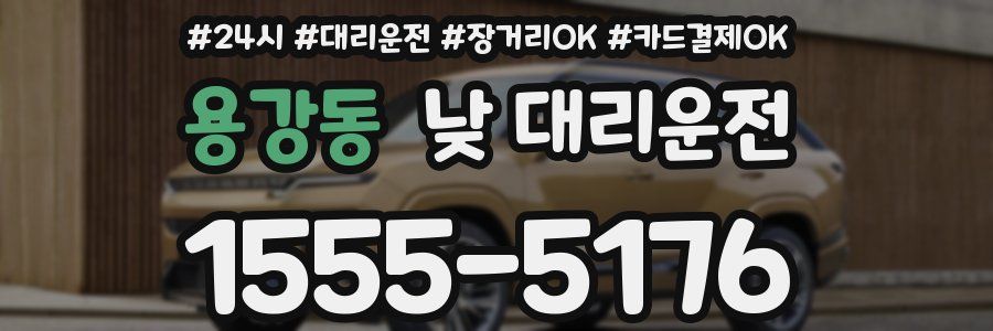 용강동 낮 대리운전