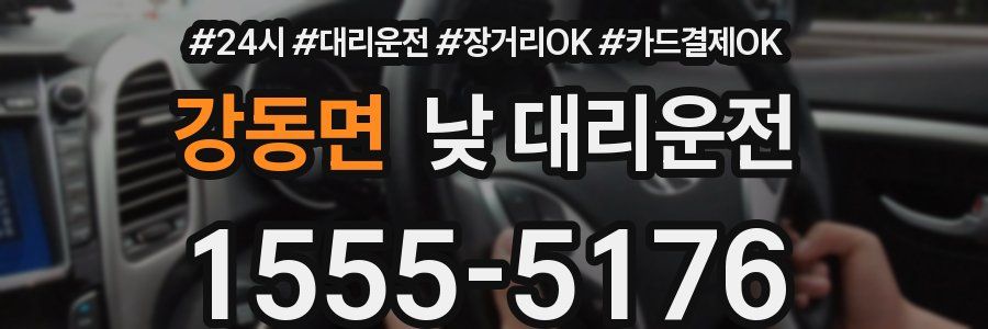 강동면 낮 대리운전
