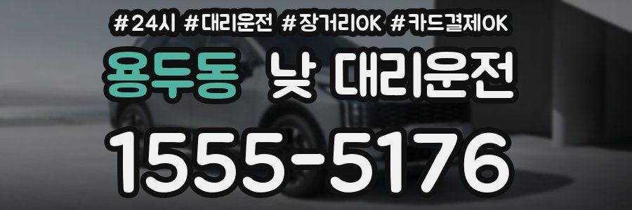 용두동 낮 대리운전