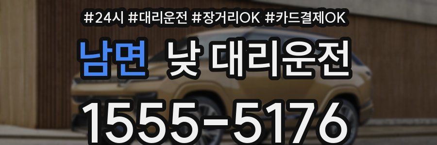 남면 낮 대리운전