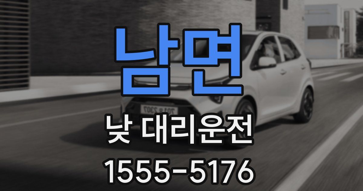 남면 낮 대리운전