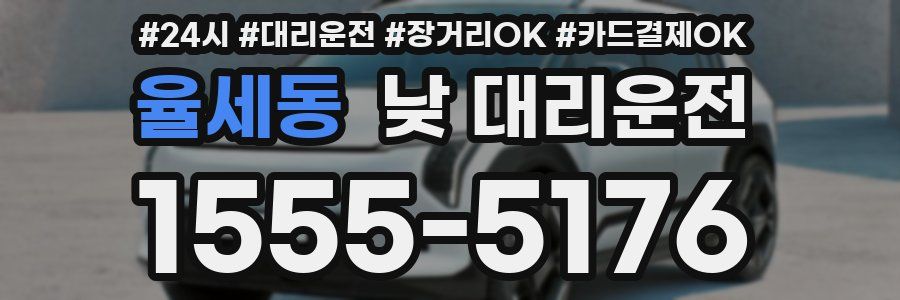 율세동 낮 대리운전