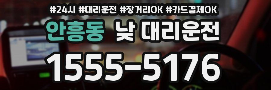 안흥동 낮 대리운전