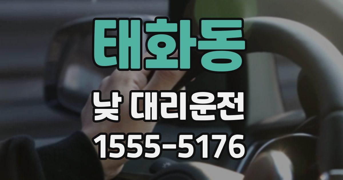 태화동 낮 대리운전