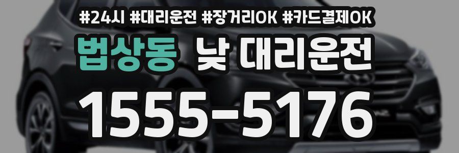 법상동 낮 대리운전