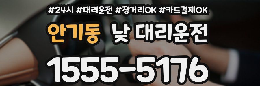 안기동 낮 대리운전