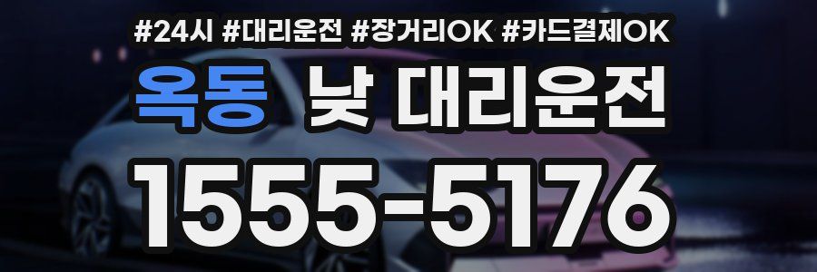 옥동 낮 대리운전