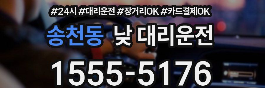 송천동 낮 대리운전