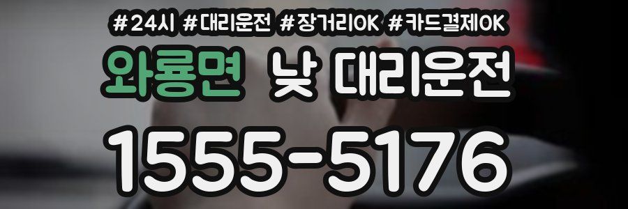 와룡면 낮 대리운전