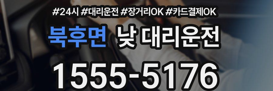 북후면 낮 대리운전