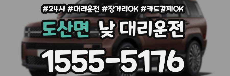 도산면 낮 대리운전