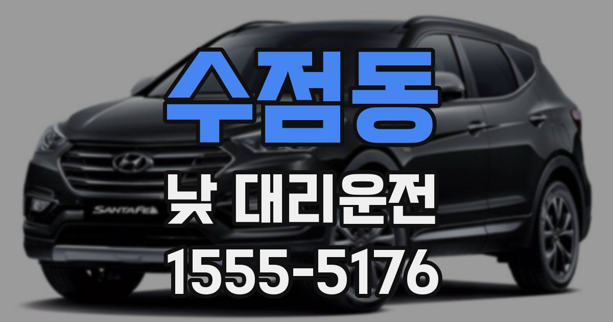 수점동 낮 대리운전
