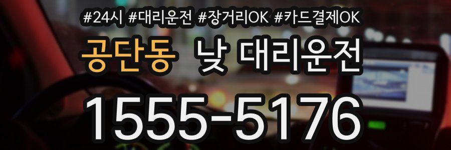 공단동 낮 대리운전