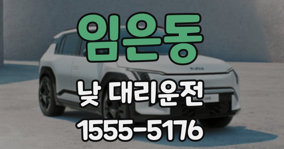 임은동 낮 대리운전
