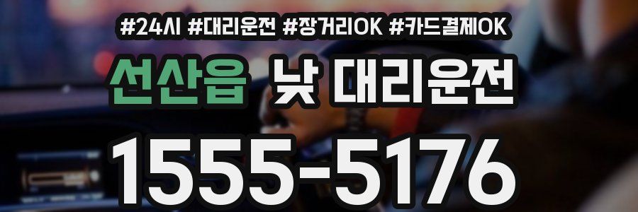 선산읍 낮 대리운전