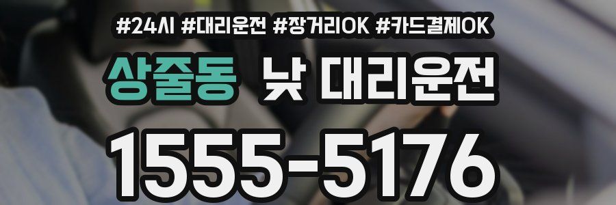 상줄동 낮 대리운전