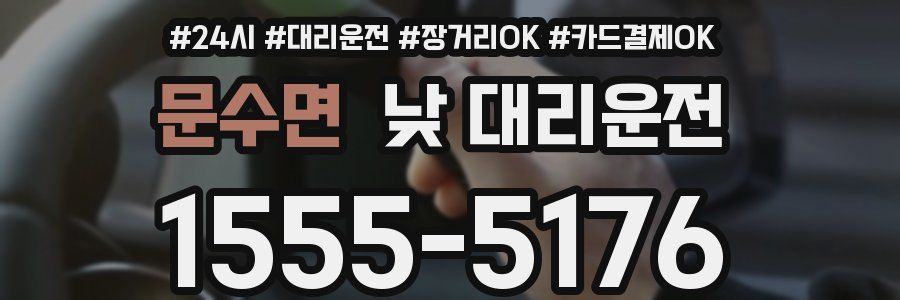 문수면 낮 대리운전
