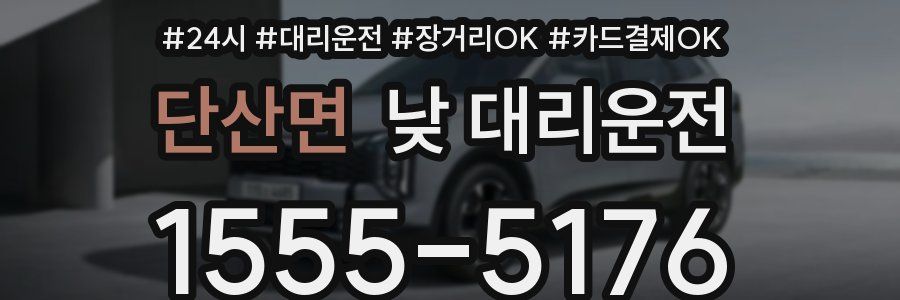 단산면 낮 대리운전