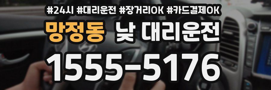 망정동 낮 대리운전