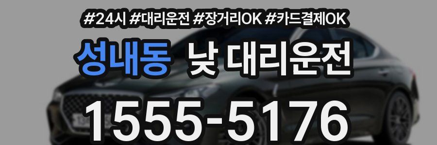 성내동 낮 대리운전
