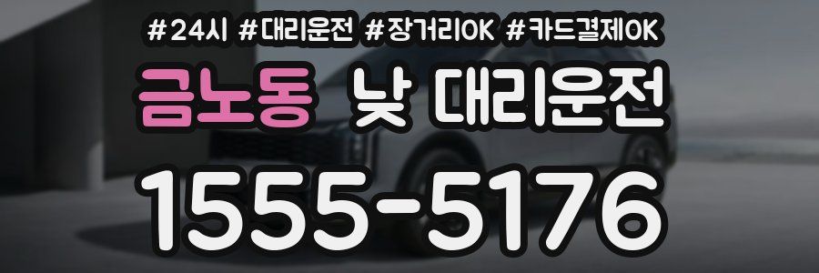금노동 낮 대리운전
