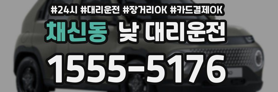 채신동 낮 대리운전