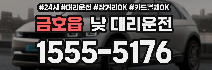 금호읍 낮 대리운전