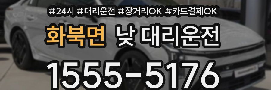 화북면 낮 대리운전