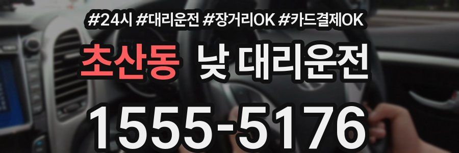 초산동 낮 대리운전