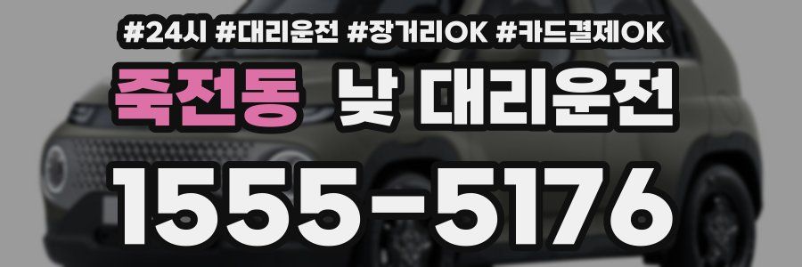 죽전동 낮 대리운전