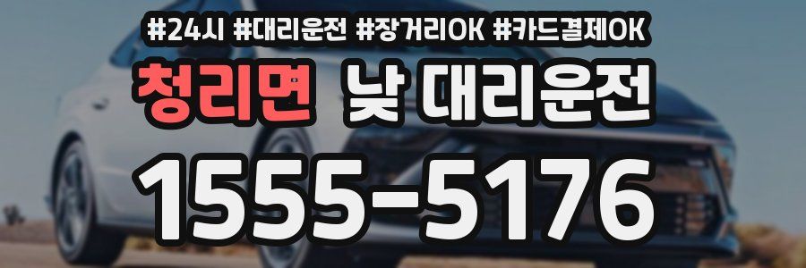청리면 낮 대리운전