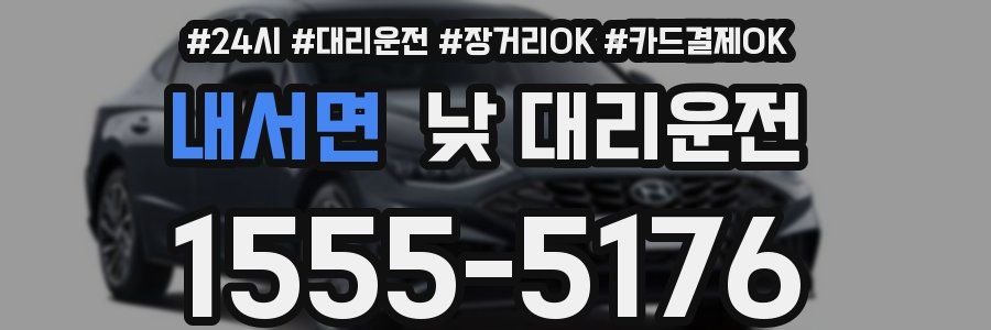 내서면 낮 대리운전