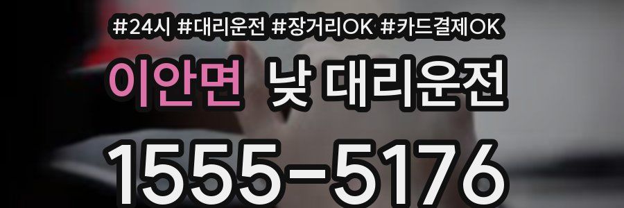 이안면 낮 대리운전